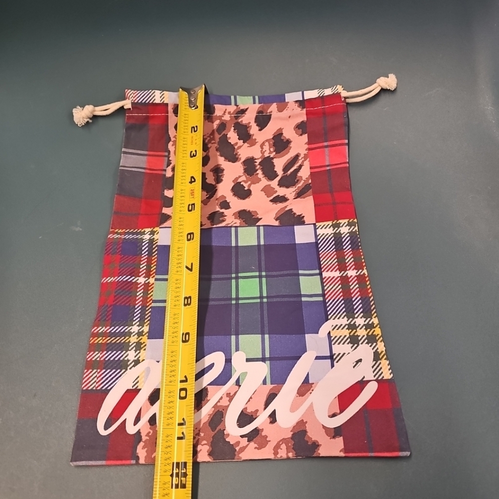 New Aerie Small Drawstring Patchwork Bag Multicol… - image 2